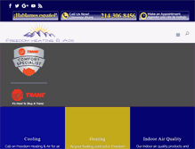 Tablet Screenshot of freedomcooling.com